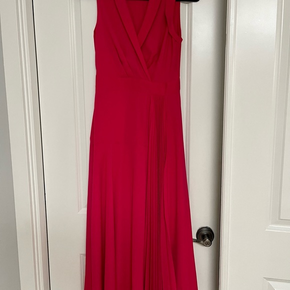 Reiss Claire pleated midi dress , excellent like new condition, size 2 - Picture 7 of 8